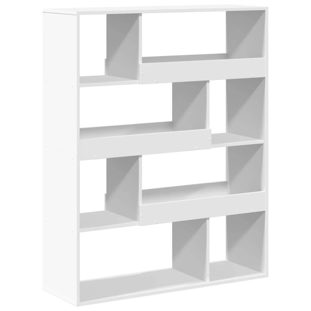 Bibliothèque blanc 100x33x125,5 cm bois d'ingénierie - XIOS