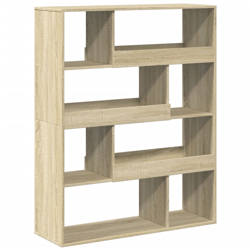 Bibliothèque chêne sonoma 100x33x125,5 cm bois d'ingénierie - XIOS
