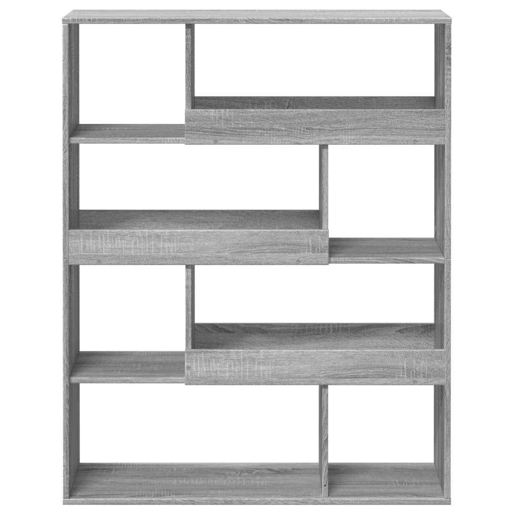 Bibliothèque sonoma gris 100x33x125,5 cm bois d'ingénierie - XIOS