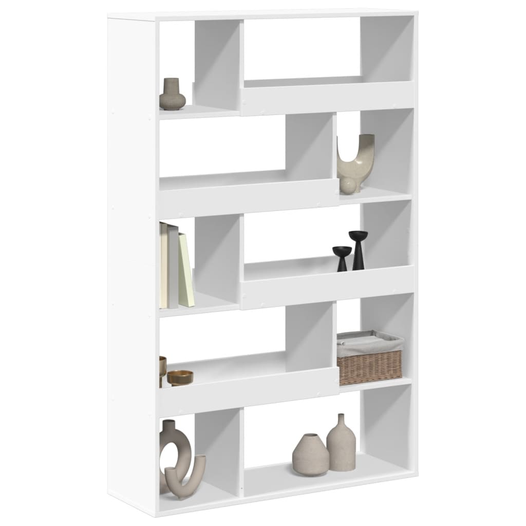 Bibliothèque blanc 100x33x156,5 cm bois d'ingénierie - XIOS