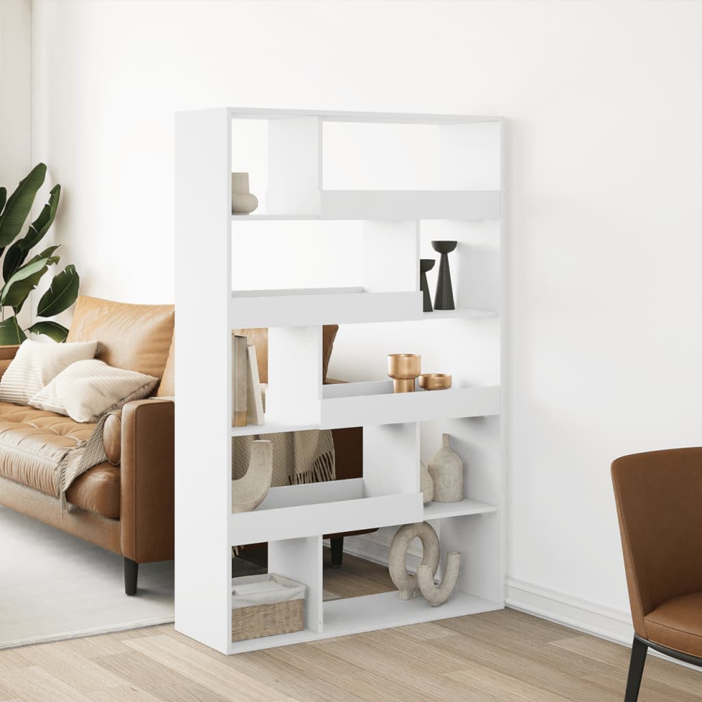 Bibliothèque blanc 100x33x156,5 cm bois d'ingénierie - XIOS