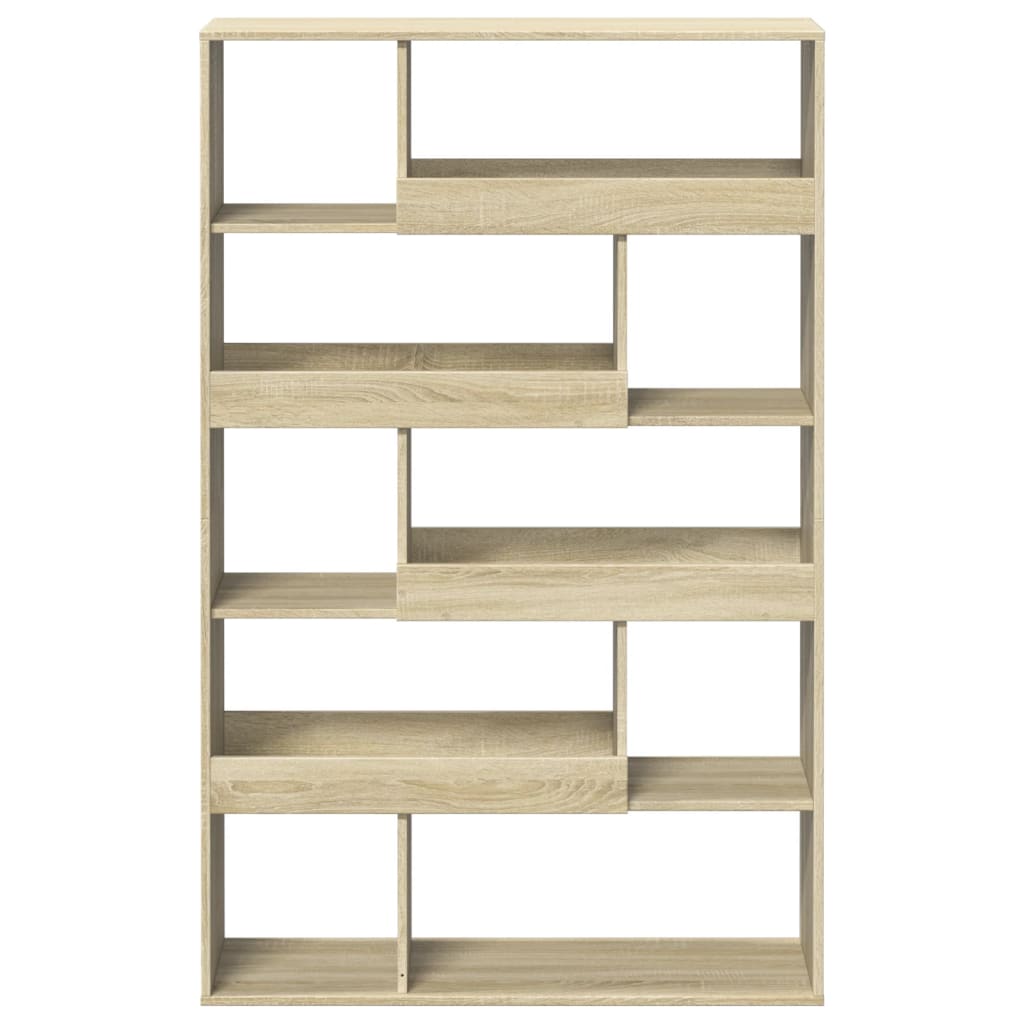 Bibliothèque chêne sonoma 100x33x156,5 cm bois d'ingénierie - XIOS