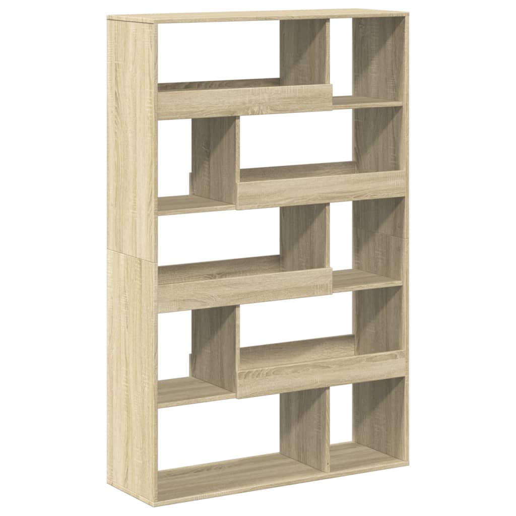 Bibliothèque chêne sonoma 100x33x156,5 cm bois d'ingénierie - XIOS
