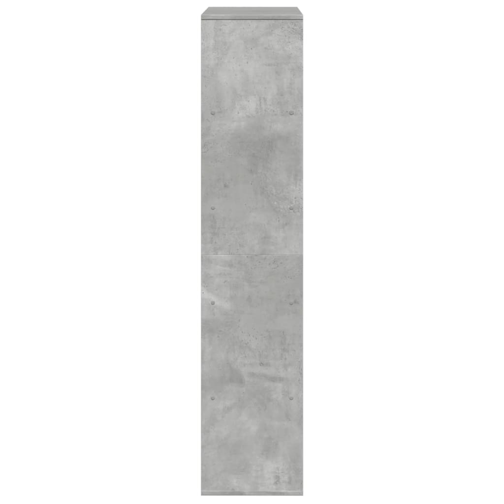 Bibliothèque gris béton 100x33x156,5 cm bois d'ingénierie - XIOS