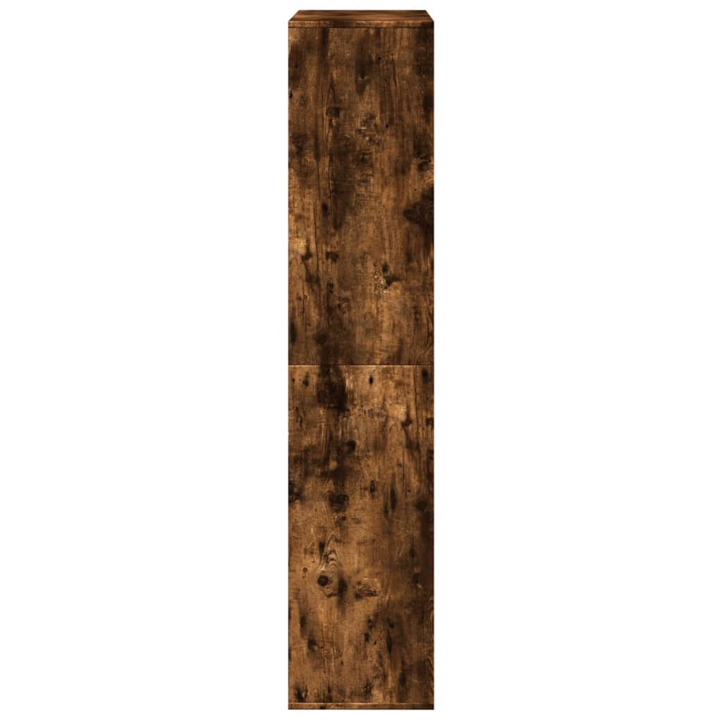 Bibliothèque chêne fumé 100x33x156,5 cm bois d'ingénierie - XIOS