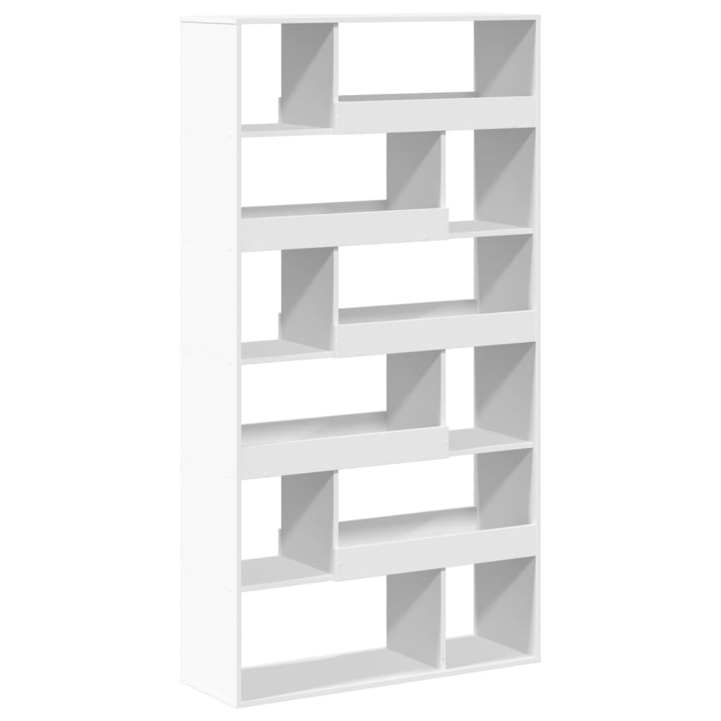 Bibliothèque blanc 100x33x187,5 cm bois d'ingénierie - XIOS