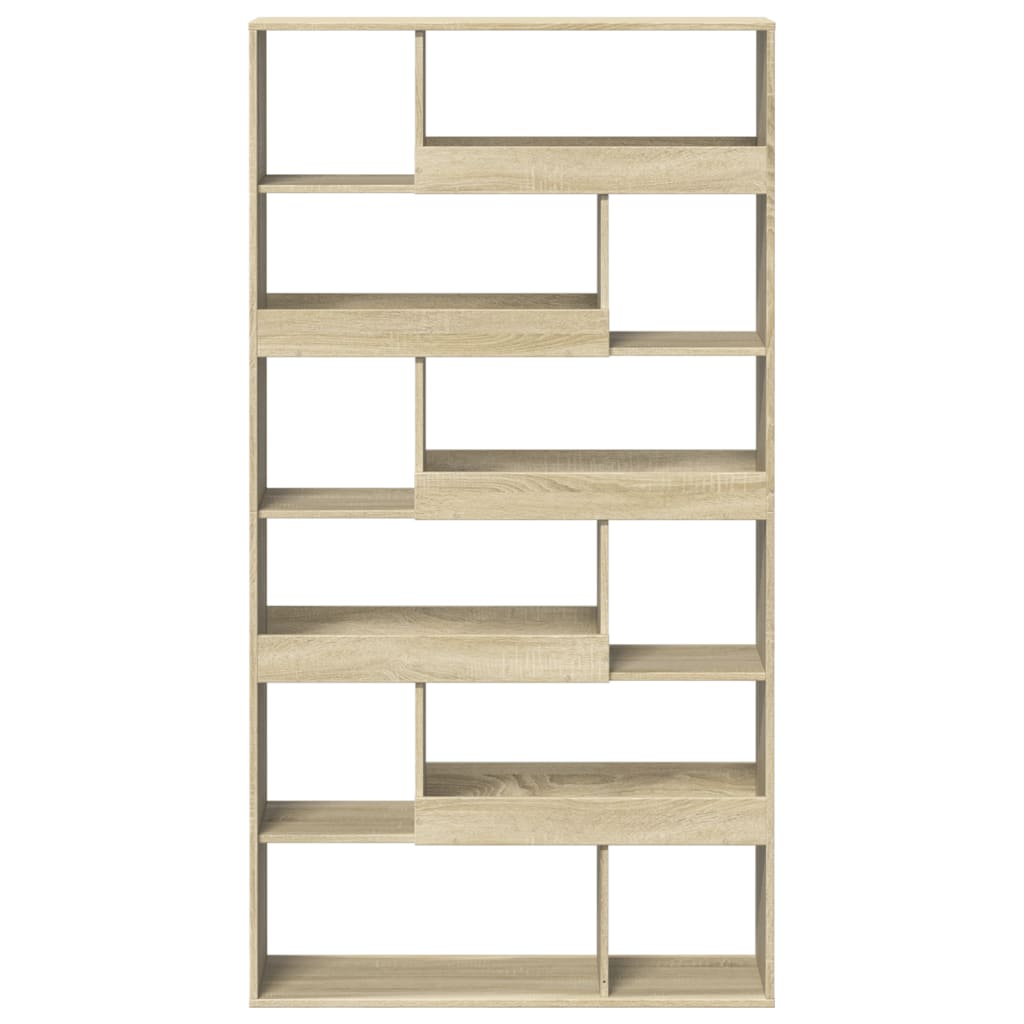 Bibliothèque chêne sonoma 100x33x187,5 cm bois d'ingénierie - XIOS