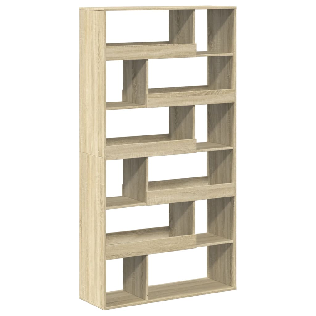Bibliothèque chêne sonoma 100x33x187,5 cm bois d'ingénierie - XIOS