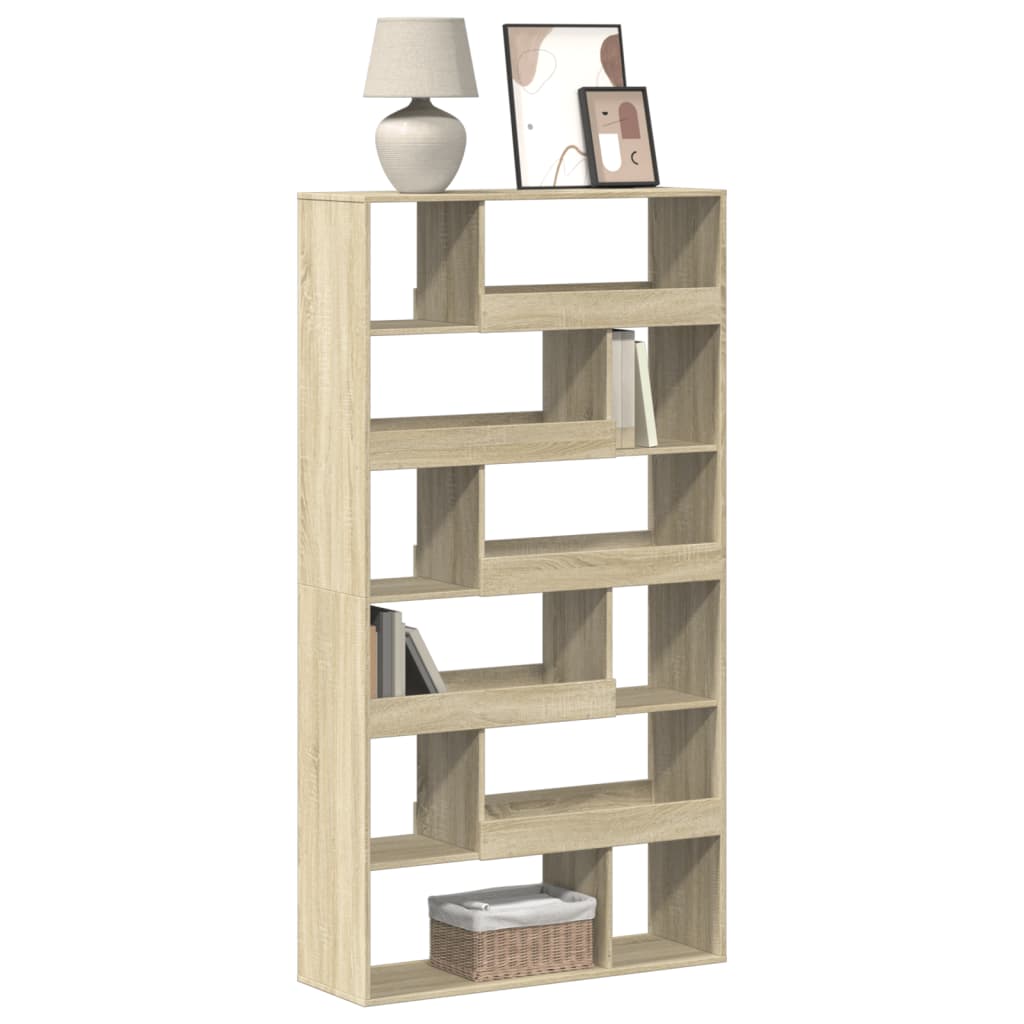 Bibliothèque chêne sonoma 100x33x187,5 cm bois d'ingénierie - XIOS