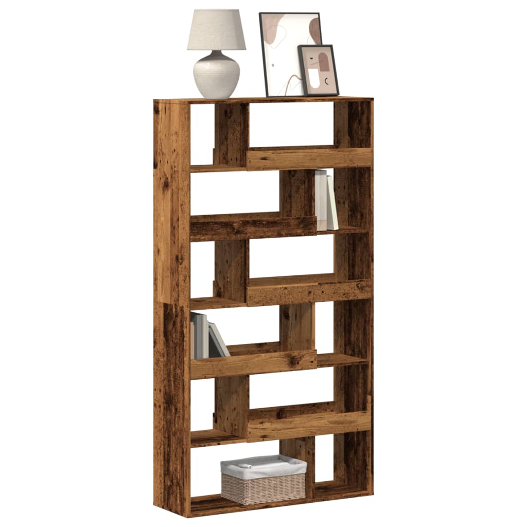 Bibliothèque vieux bois 100x33x187,5 cm bois d'ingénierie - XIOS