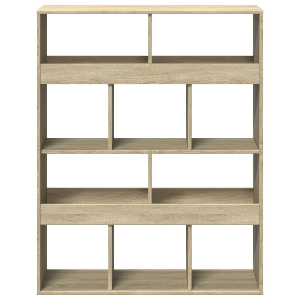 Bibliothèque chêne sonoma 100x33x125,5 cm bois d'ingénierie - XIOS