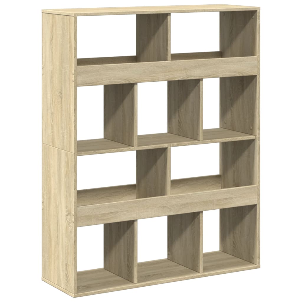 Bibliothèque chêne sonoma 100x33x125,5 cm bois d'ingénierie - XIOS