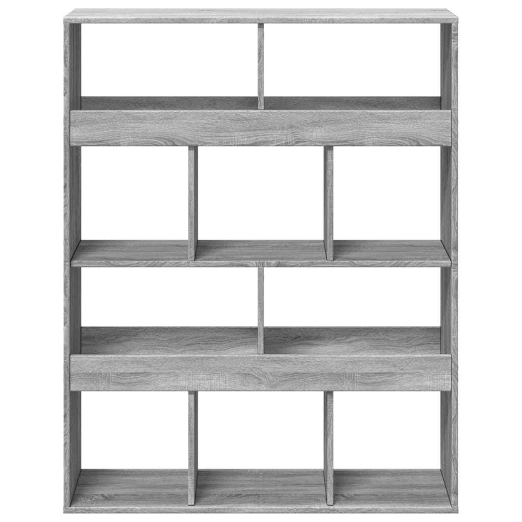 Bibliothèque sonoma gris 100x33x125,5 cm bois d'ingénierie - XIOS