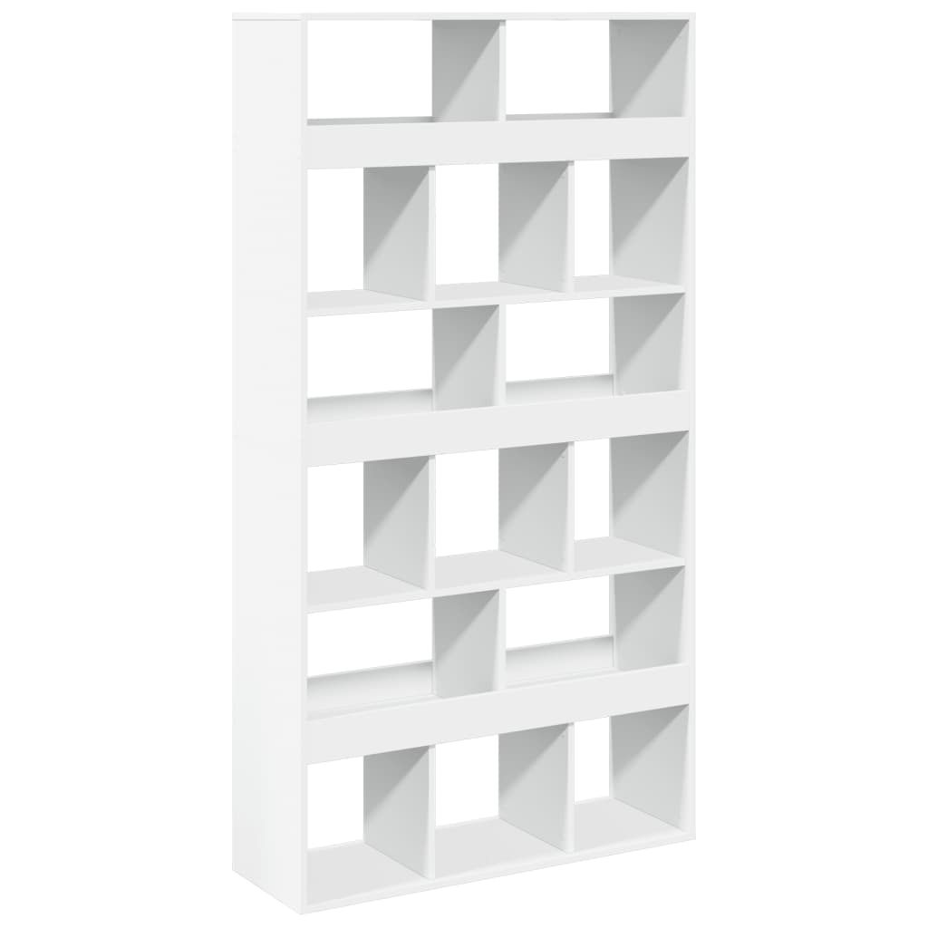 Bibliothèque blanc 100x33x187,5 cm bois d'ingénierie - XIOS