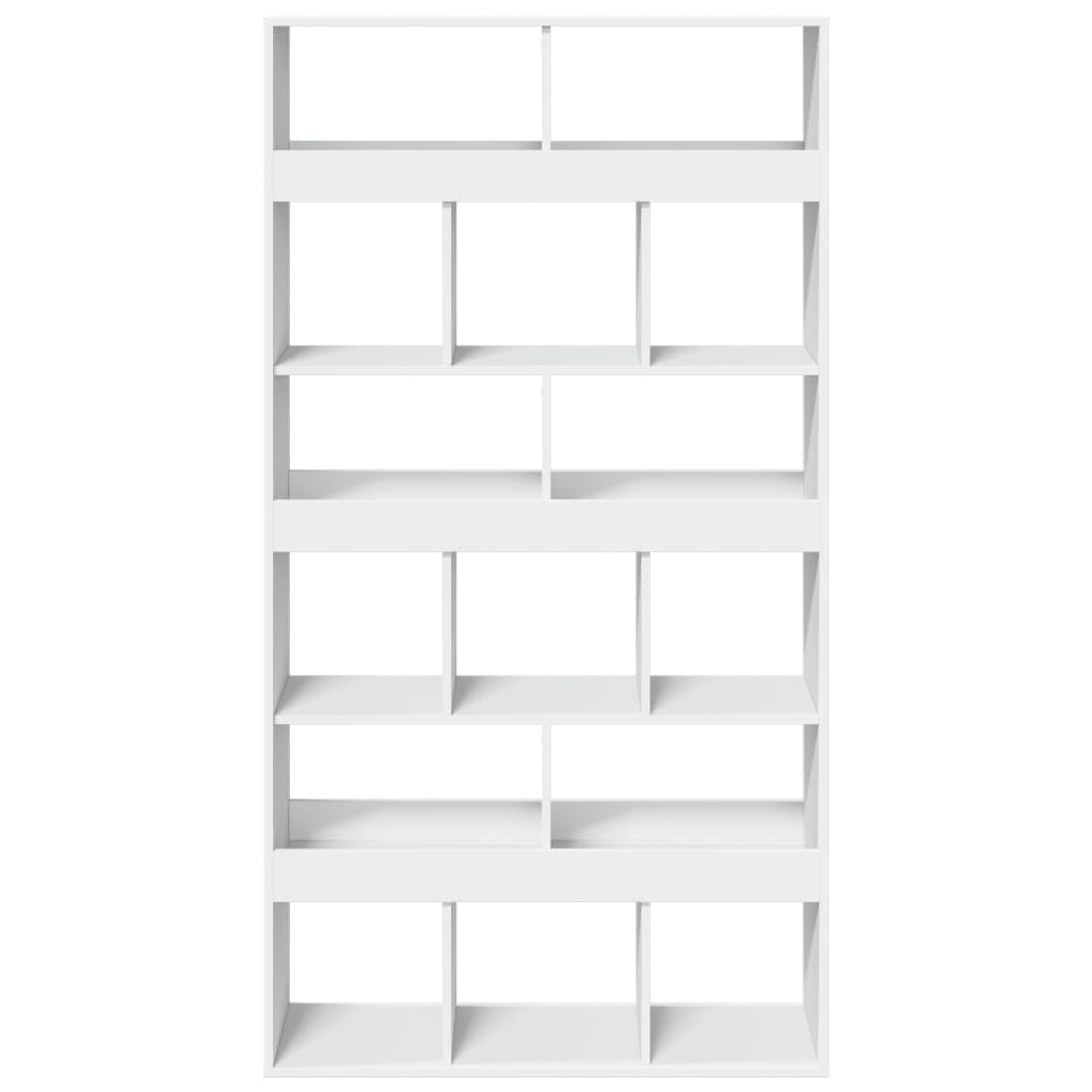 Bibliothèque blanc 100x33x187,5 cm bois d'ingénierie - XIOS