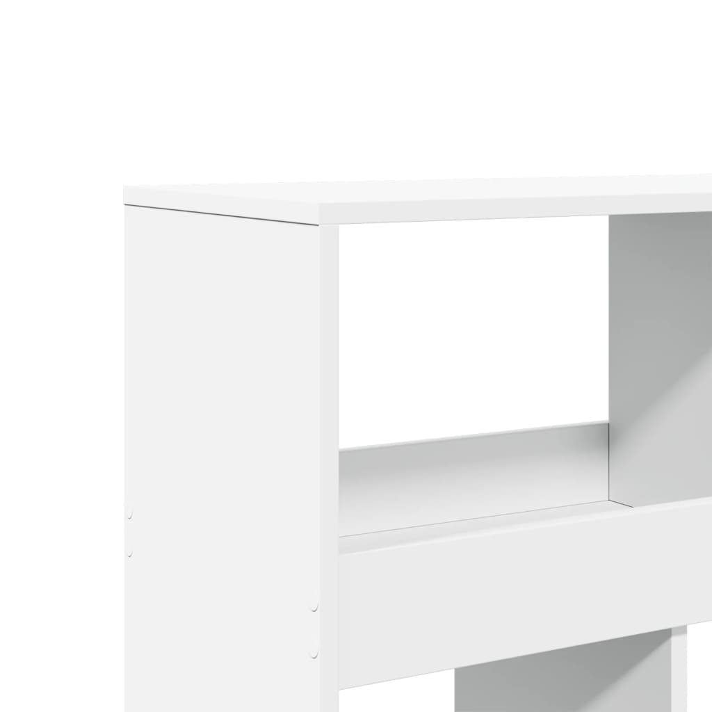 Bibliothèque blanc 100x33x187,5 cm bois d'ingénierie - XIOS