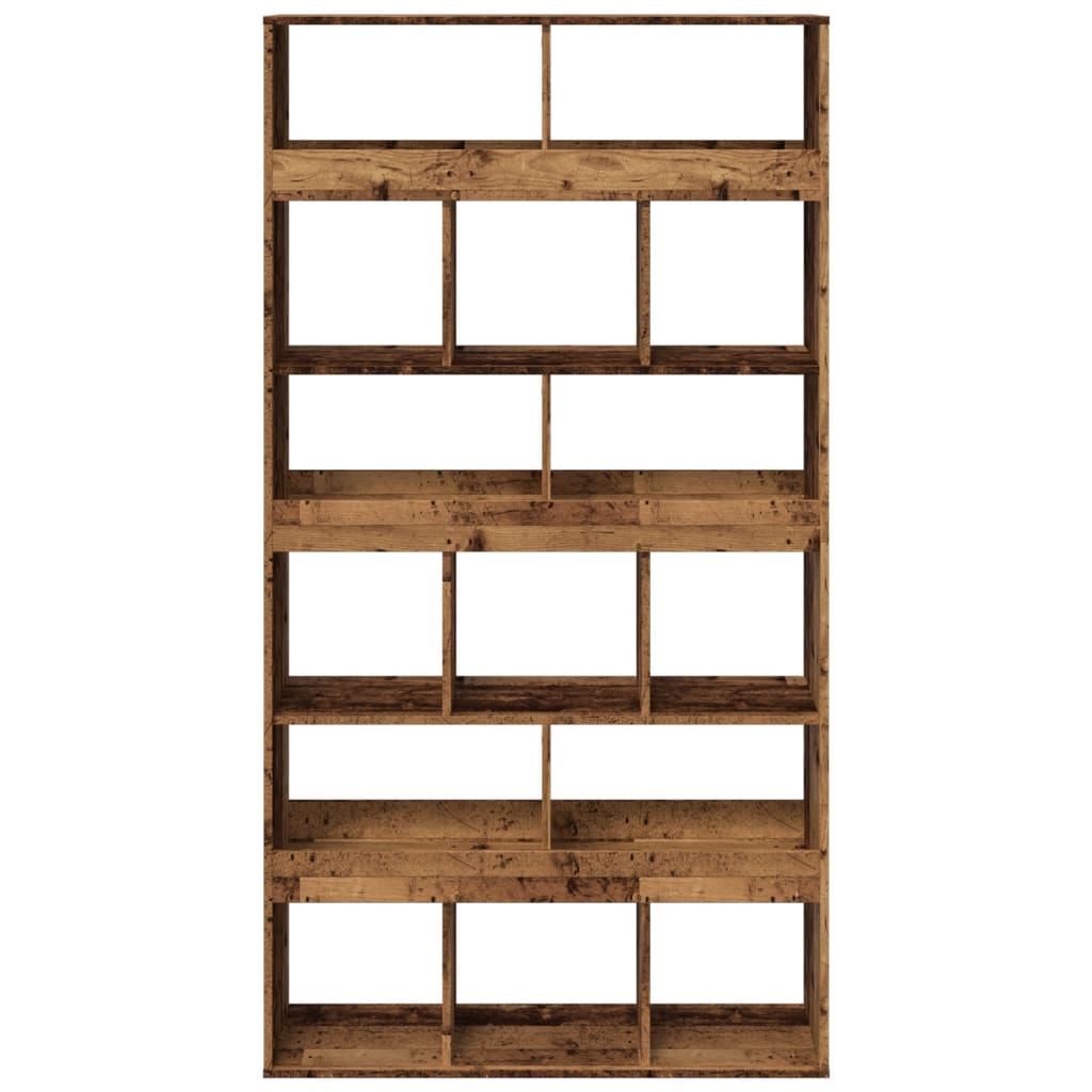 Bibliothèque vieux bois 100x33x187,5 cm bois d'ingénierie - XIOS
