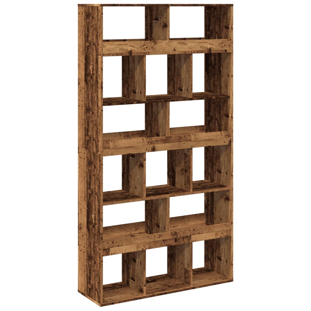 Bibliothèque vieux bois 100x33x187,5 cm bois d'ingénierie