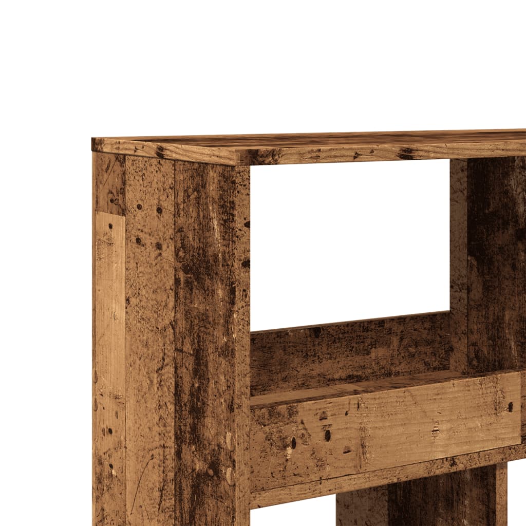 Bibliothèque vieux bois 100x33x187,5 cm bois d'ingénierie - XIOS