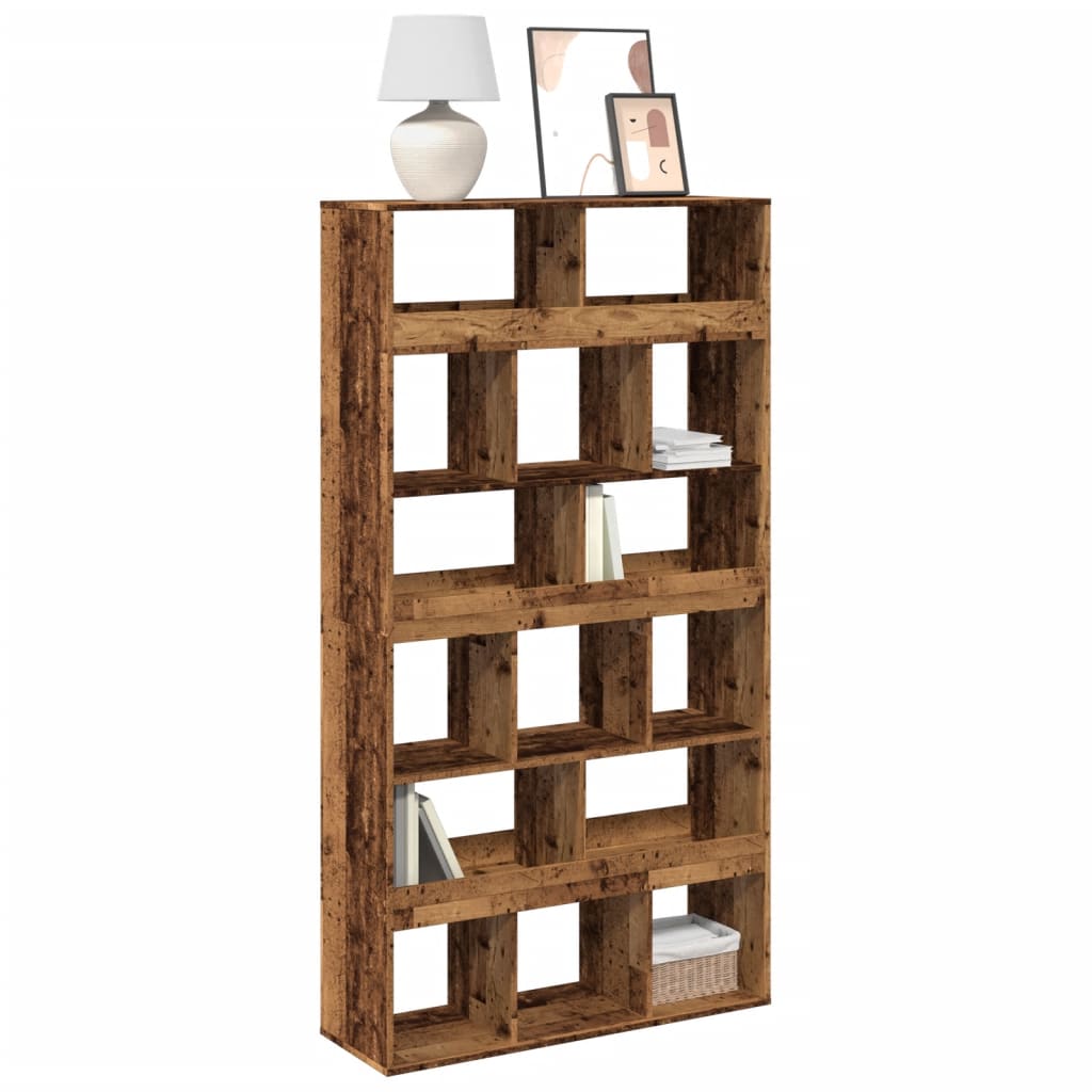 Bibliothèque vieux bois 100x33x187,5 cm bois d'ingénierie - XIOS
