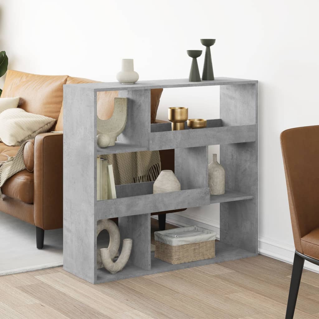 Cloison de séparation gris béton bois d'ingénierie - XIOS