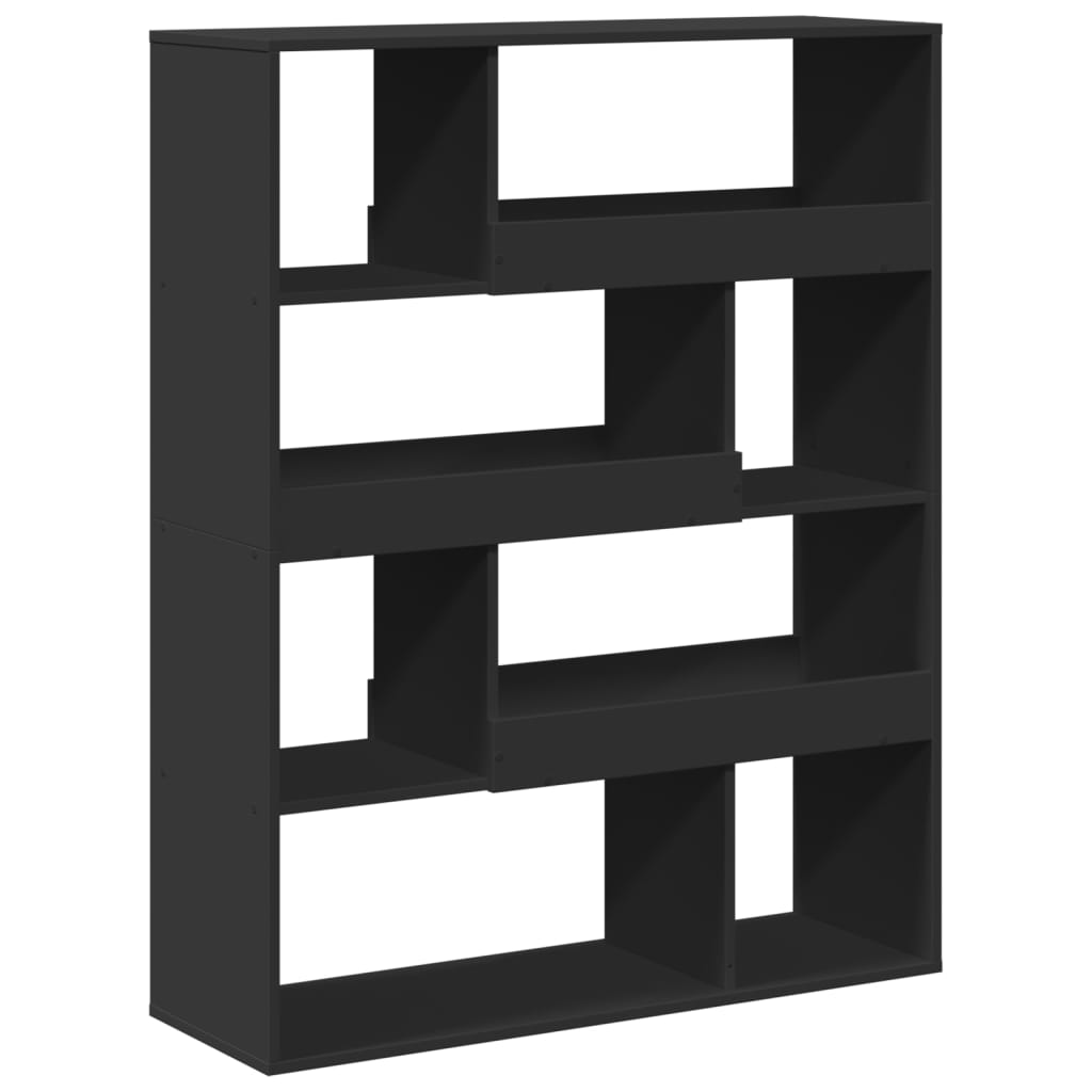 Cloison de séparation noir 100x33x125,5 cm bois d'ingénierie - XIOS