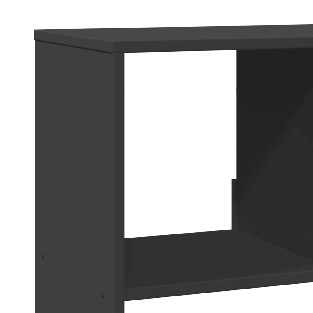 Cloison de séparation noir 100x33x125,5 cm bois d'ingénierie - XIOS