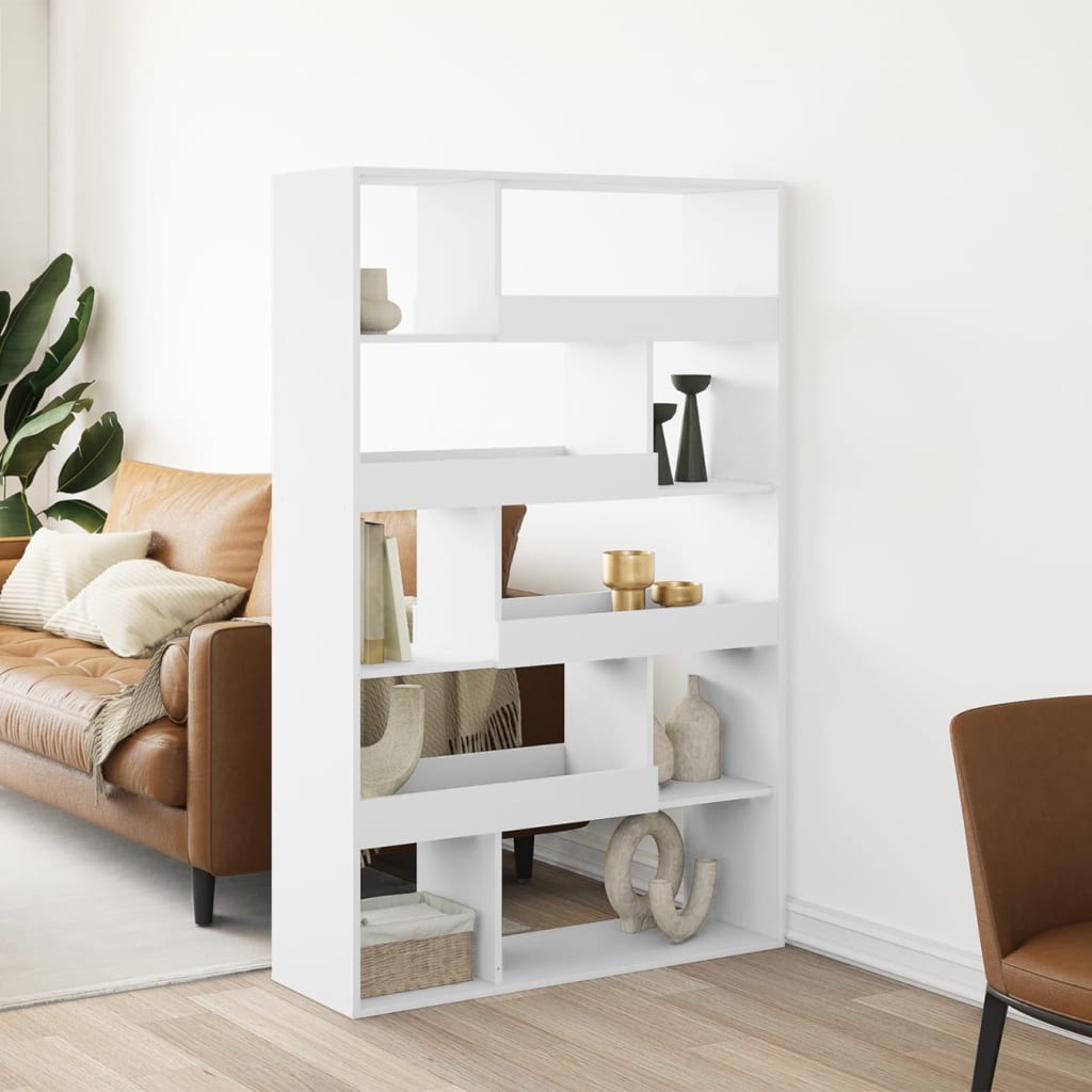 Cloison de séparation blanc 100x33x156,5 cm bois d'ingénierie - XIOS
