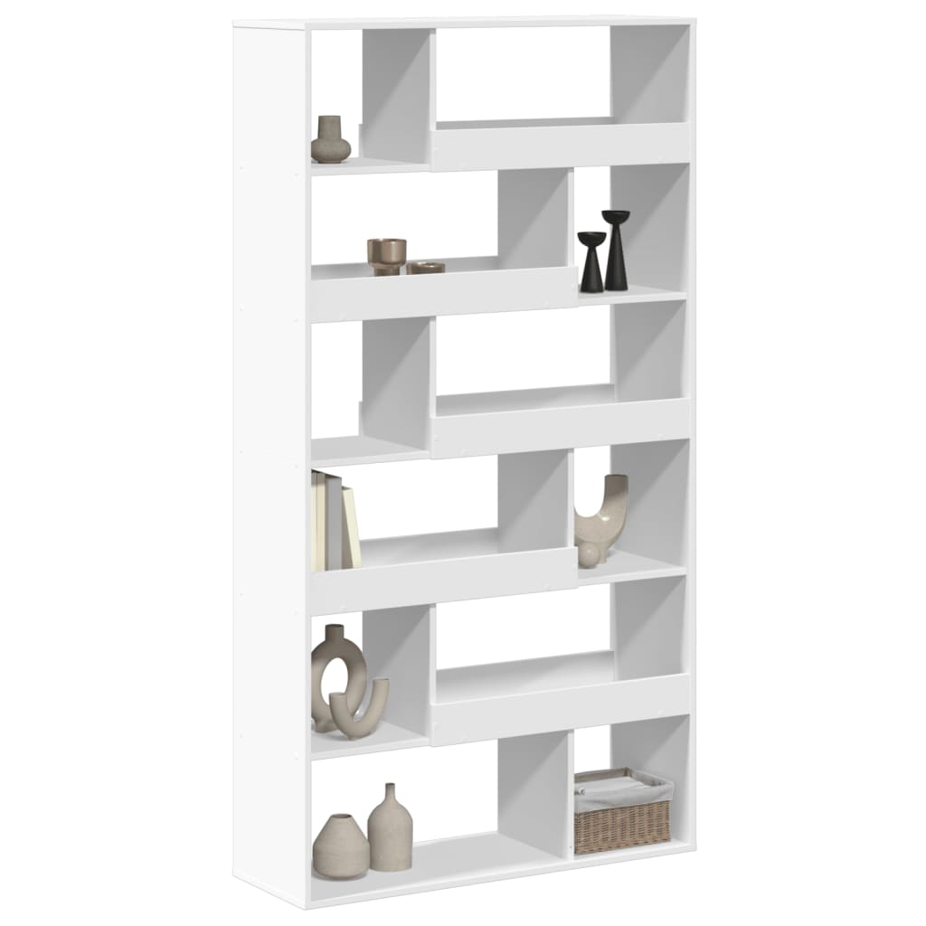 Cloison de séparation blanc 100x33x187,5 cm bois d'ingénierie - XIOS