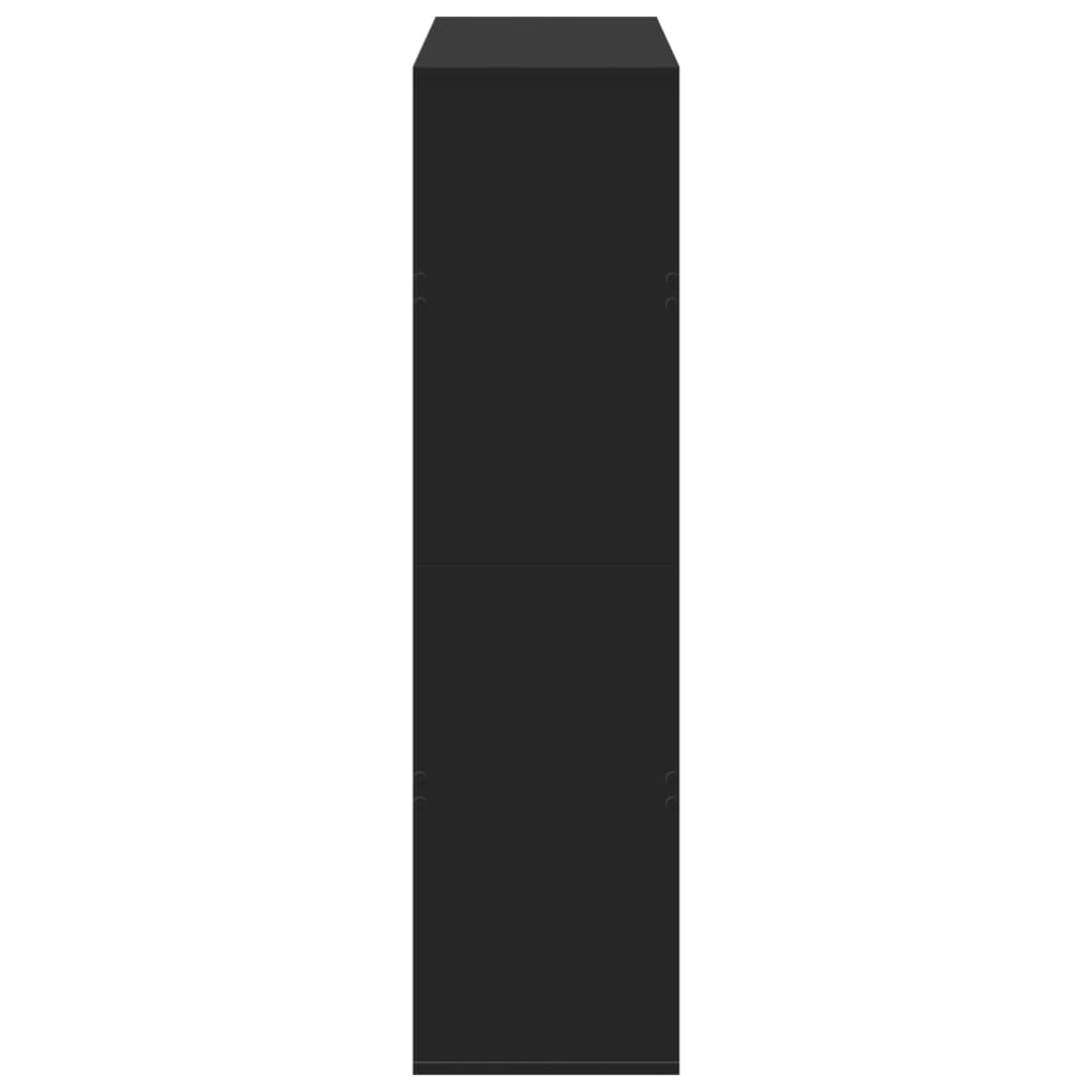 Cloison de séparation noir 100x33x125,5 cm bois d'ingénierie - XIOS