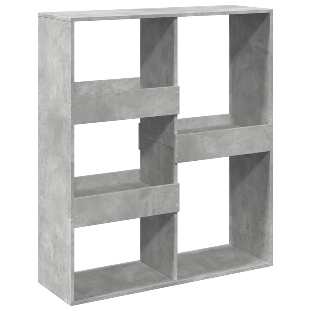 Cloison de séparation gris béton 100x33x115cm bois d'ingénierie - XIOS