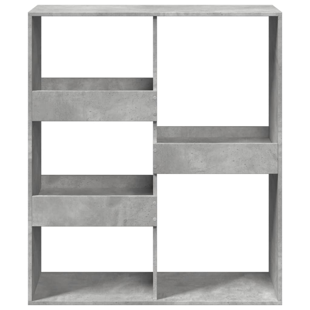 Cloison de séparation gris béton 100x33x115cm bois d'ingénierie - XIOS