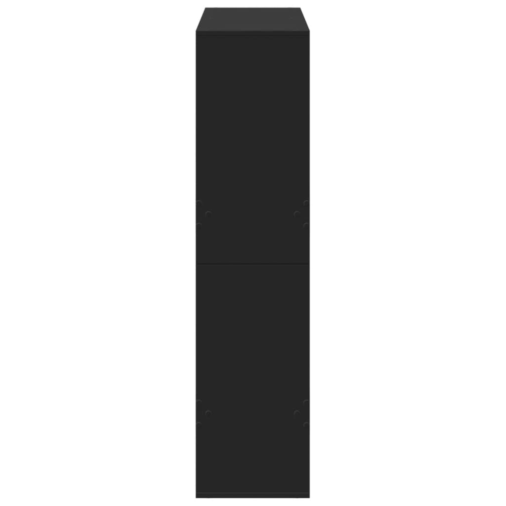 Cloison de séparation noir 100x33x135 cm bois ingénierie - XIOS