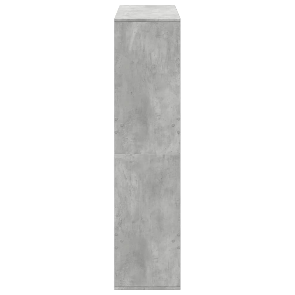 Cloison de séparation gris béton 100x33x135cm bois d'ingénierie - XIOS