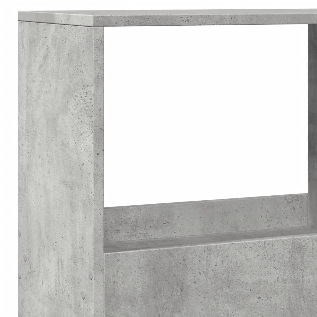 Cloison de séparation gris béton 100x33x155,5cm bois ingénierie - XIOS
