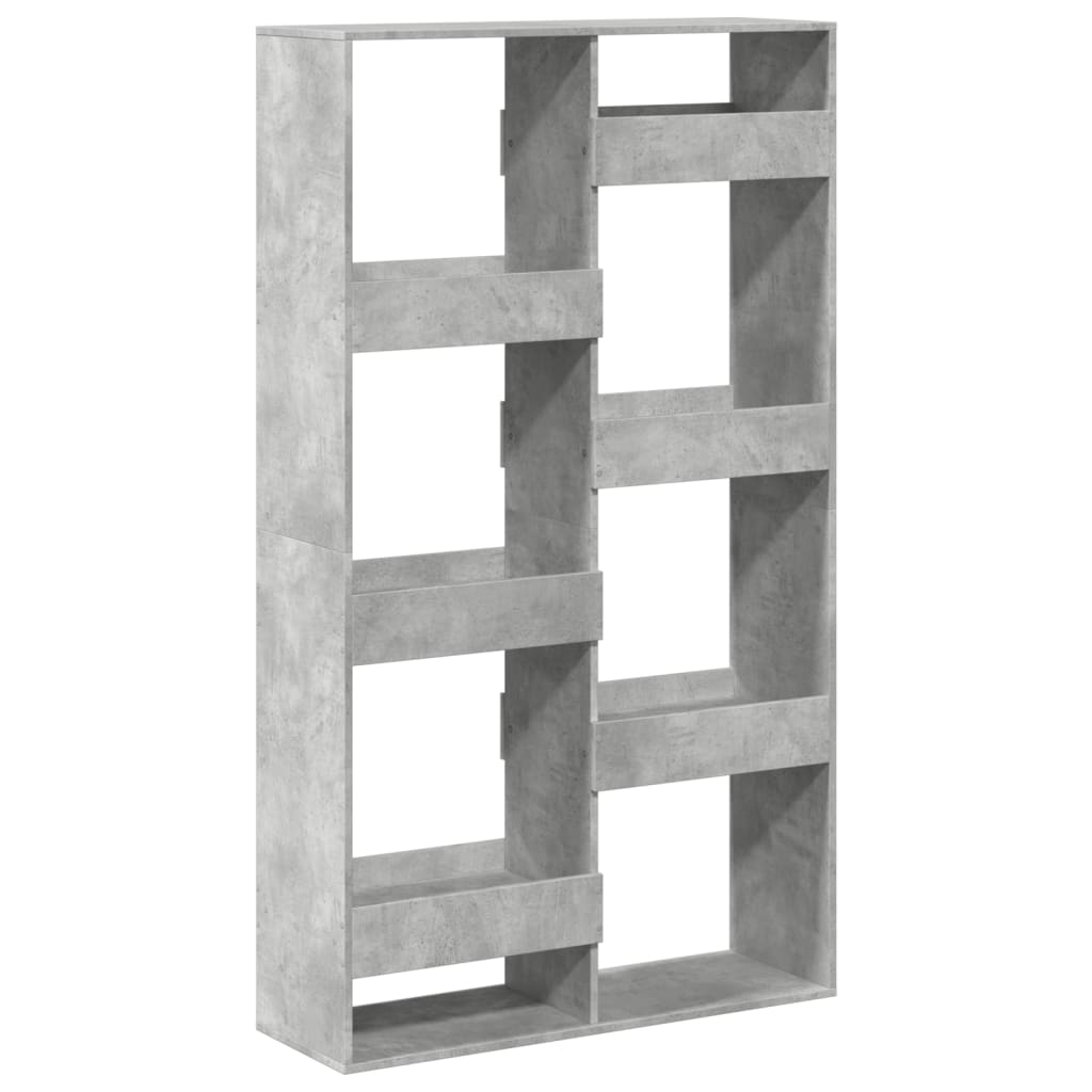 Cloison de séparation gris béton 100x33x175cm bois d'ingénierie - XIOS