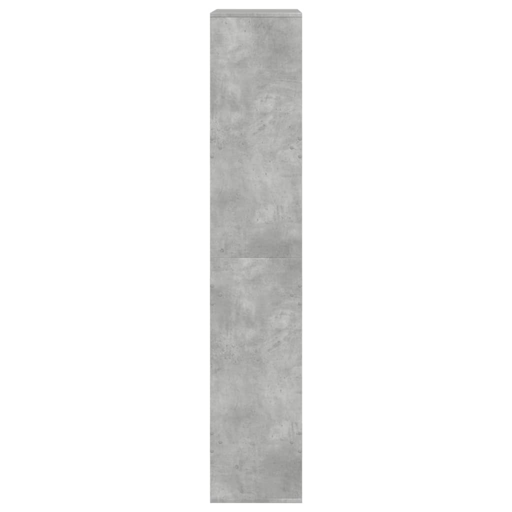 Cloison de séparation gris béton 100x33x175cm bois d'ingénierie - XIOS