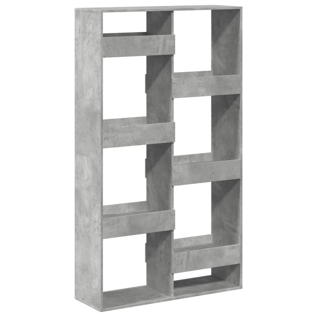 Cloison de séparation gris béton 100x33x175cm bois d'ingénierie - XIOS
