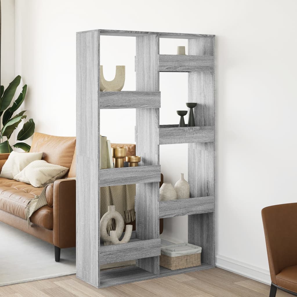 Cloison de séparation sonoma gris 100x33x175 cm bois ingénierie - XIOS
