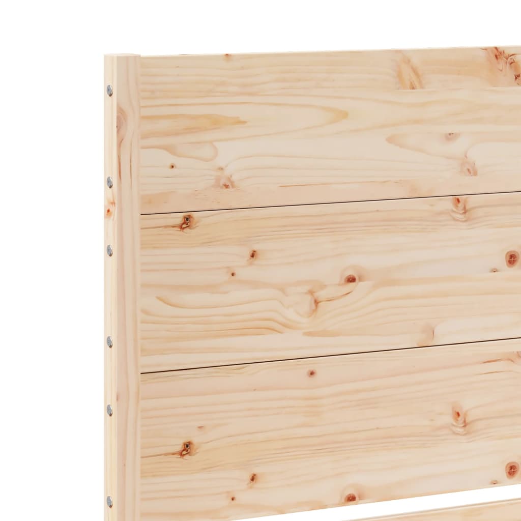 Cadre de lit extra long sans matelas 100x220 cm bois massif - XIOS