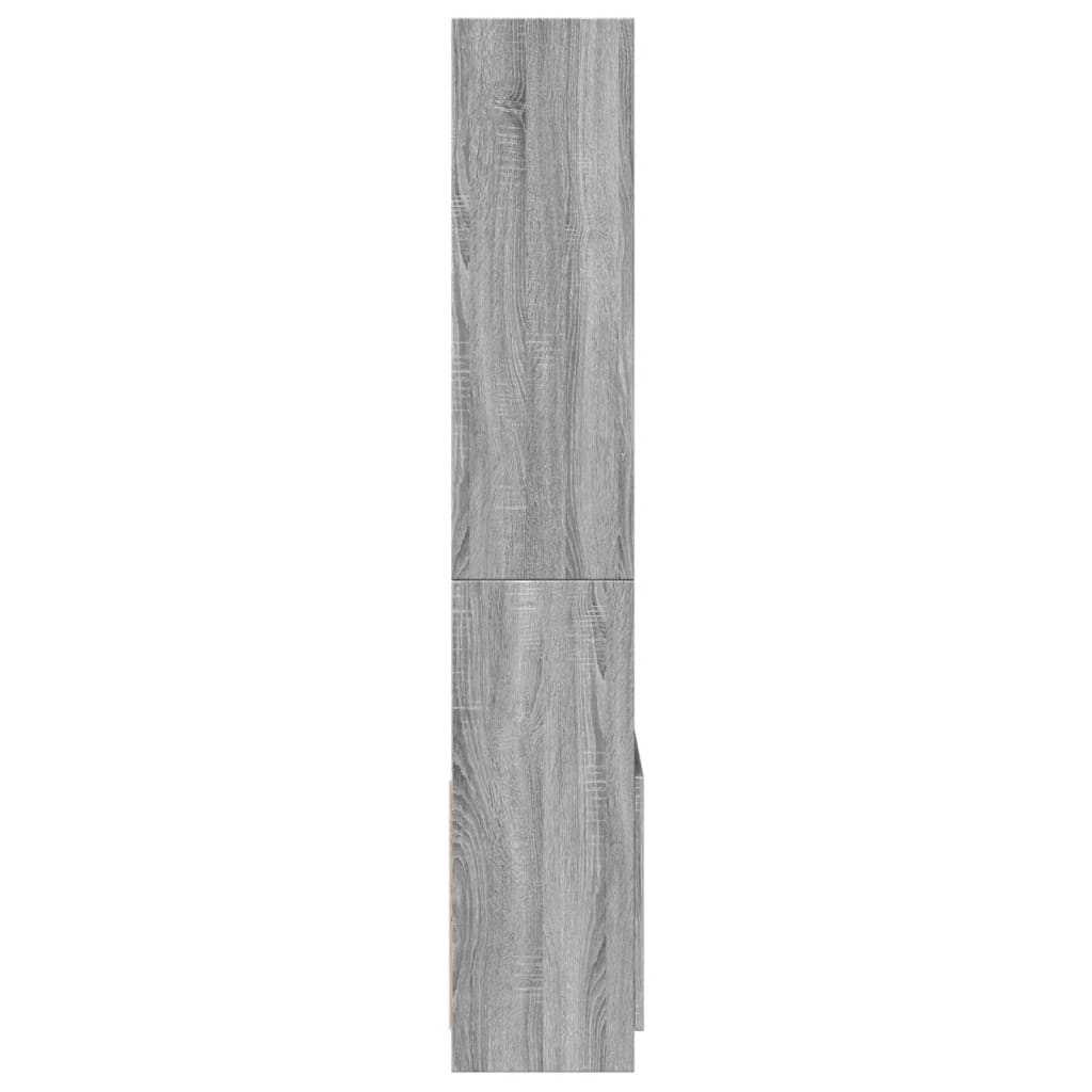 Buffet haut 63x33x180 cm sonoma gris bois d'ingénierie - XIOS
