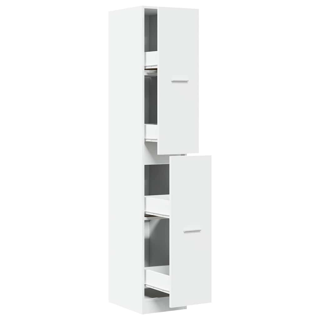 Armoire d'apothicaire blanche 30 x 41 x 174,5 cm Bois d'ingénierie - XIOS