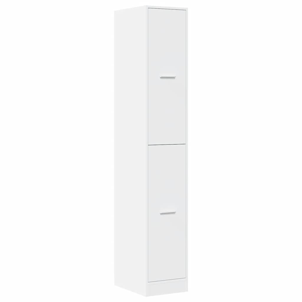 Armoire d'apothicaire blanche 30 x 41 x 174,5 cm Bois d'ingénierie - XIOS