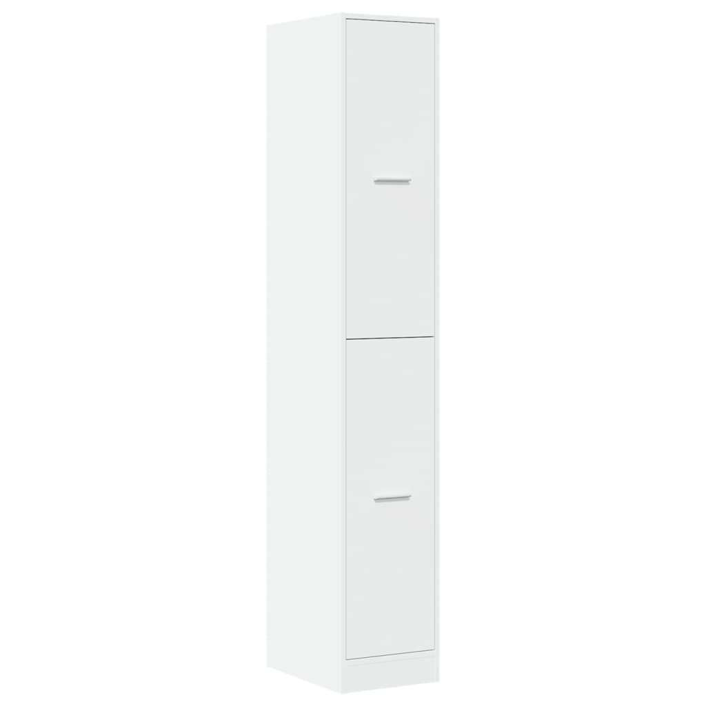 Armoire d'apothicaire blanc 30x41x174,5 cm bois d'ingénierie - XIOS
