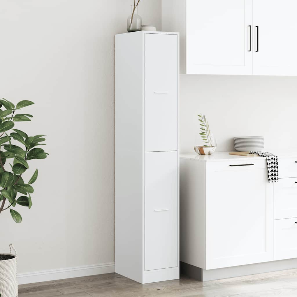 Armoire d'apothicaire blanche 30 x 41 x 174,5 cm Bois d'ingénierie - XIOS