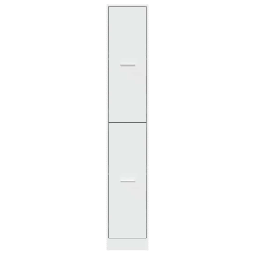 Armoire d'apothicaire blanche 30 x 41 x 174,5 cm Bois d'ingénierie - XIOS