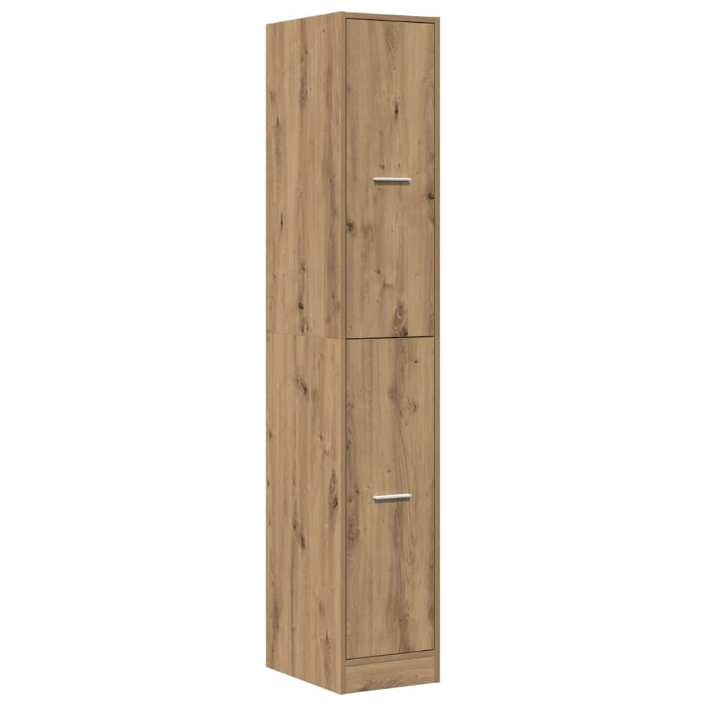 Armoire d'apothicaire chêne artisanal bois d'ingénierie - XIOS