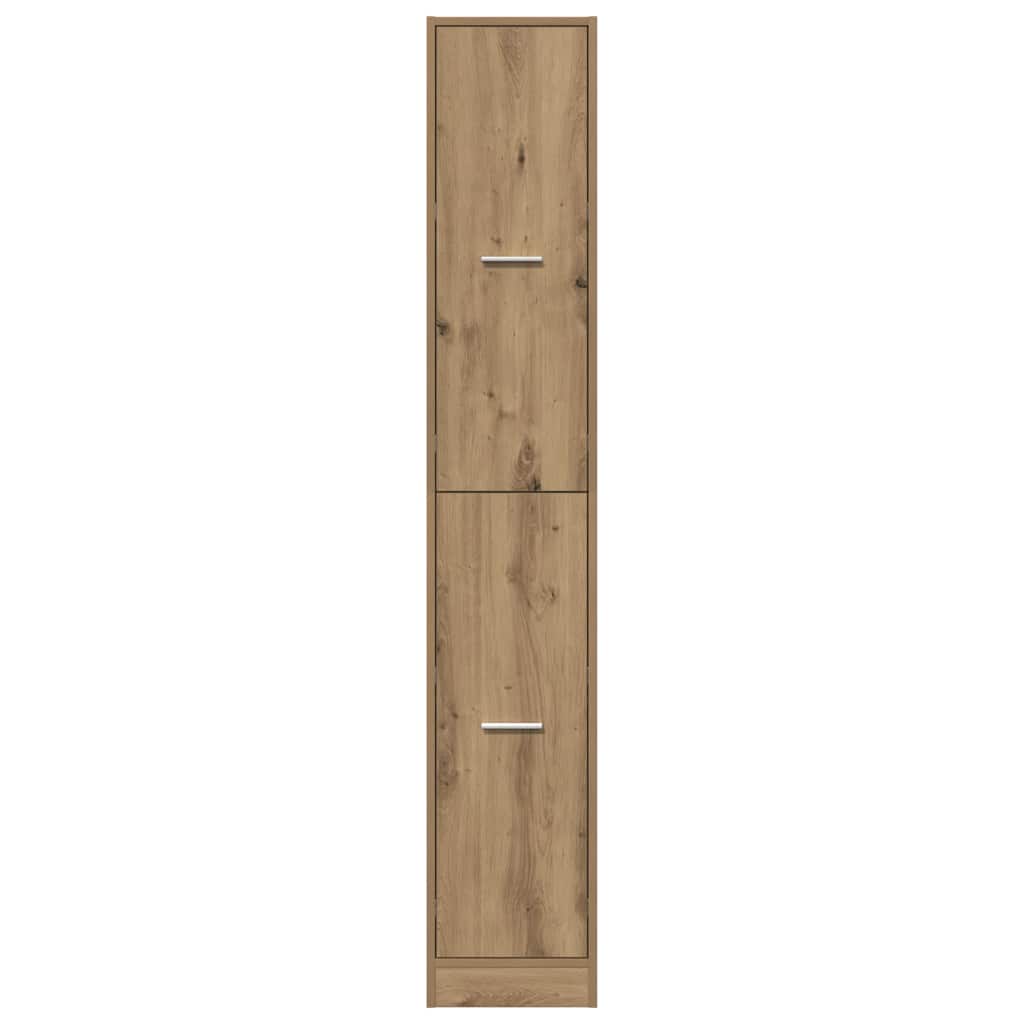 Armoire d'apothicaire chêne artisanal bois d'ingénierie - XIOS