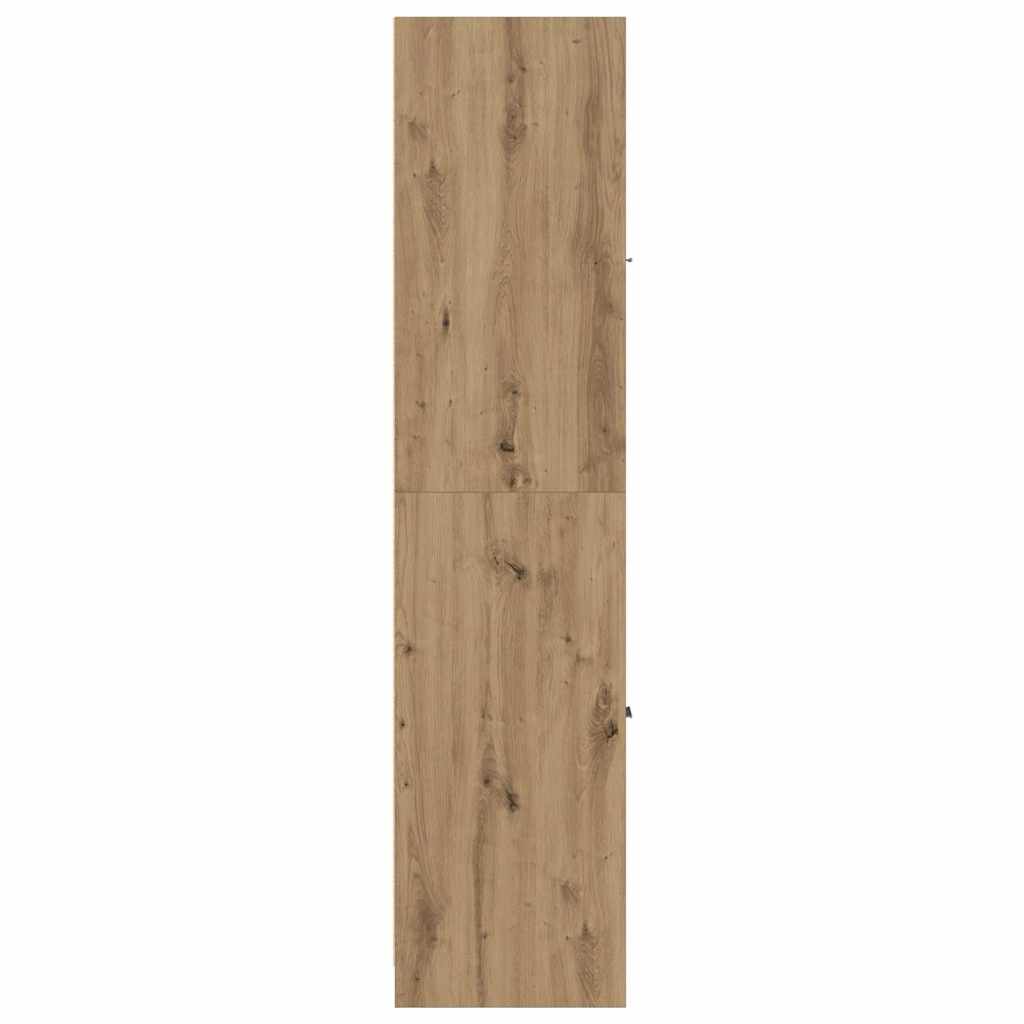 Armoire d'apothicaire chêne artisanal bois d'ingénierie - XIOS