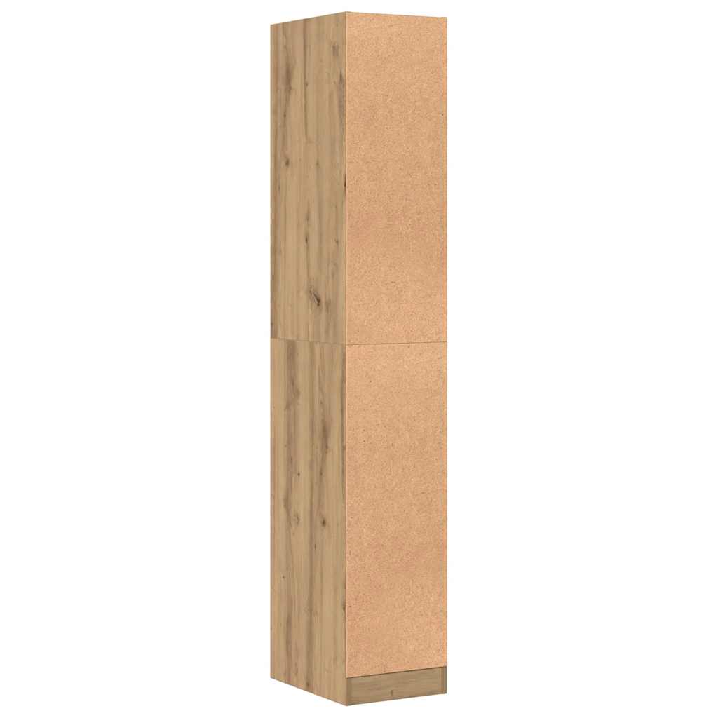 Armoire d'apothicaire chêne artisanal bois d'ingénierie - XIOS
